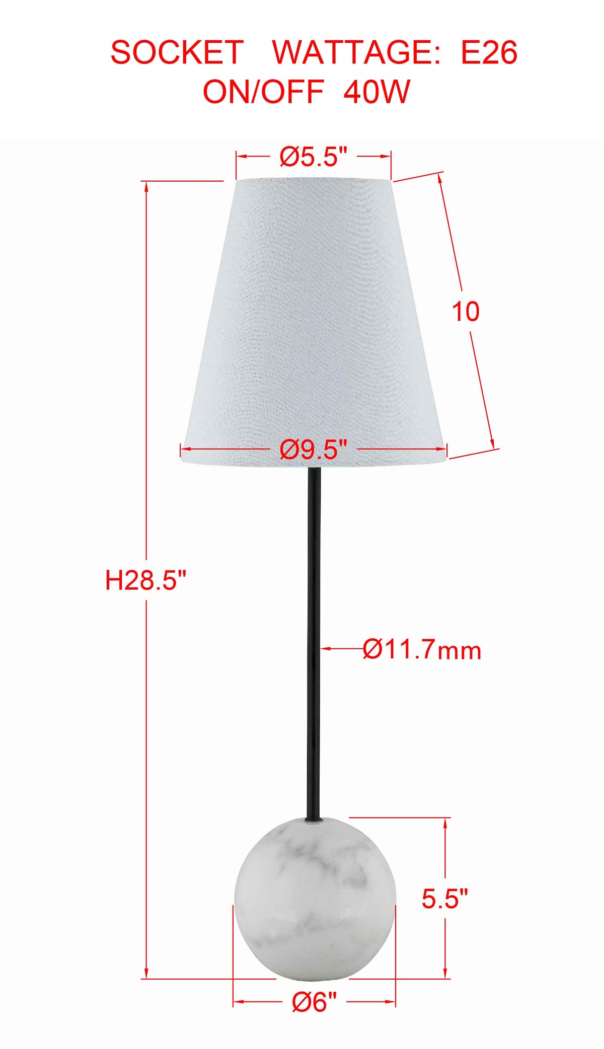 Lou Buffet Lamp