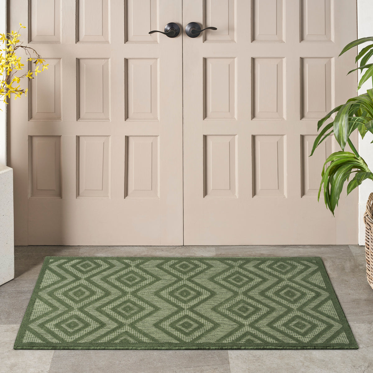 Versatile NRV01 Green Rug