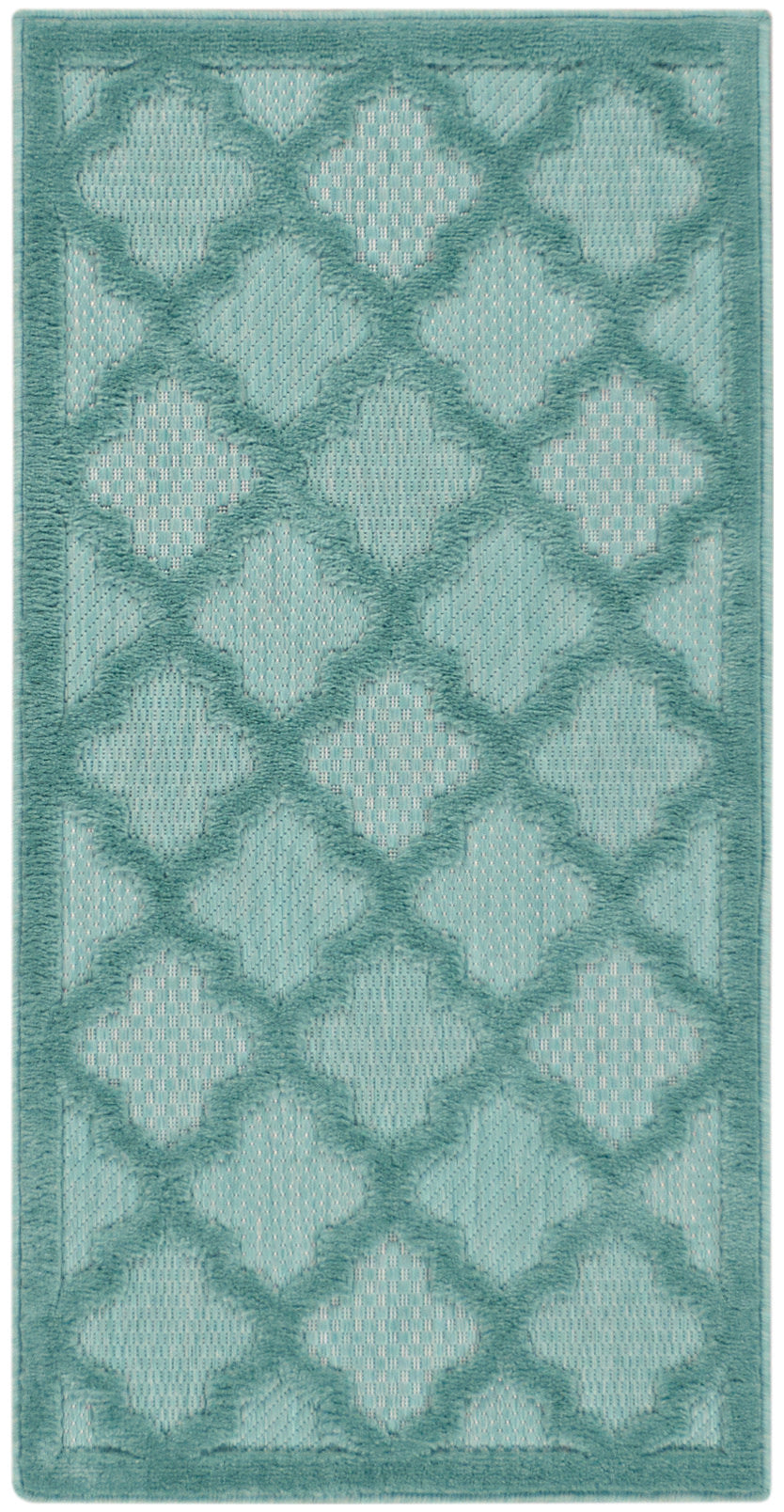 Easy Care NES01 Aqua Teal Rug