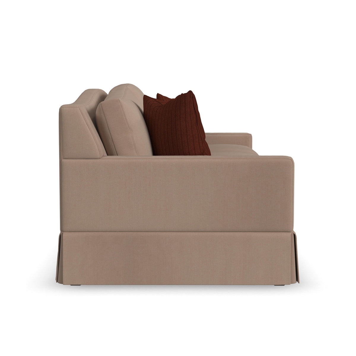 Lottie Fabric Skirted Sofa