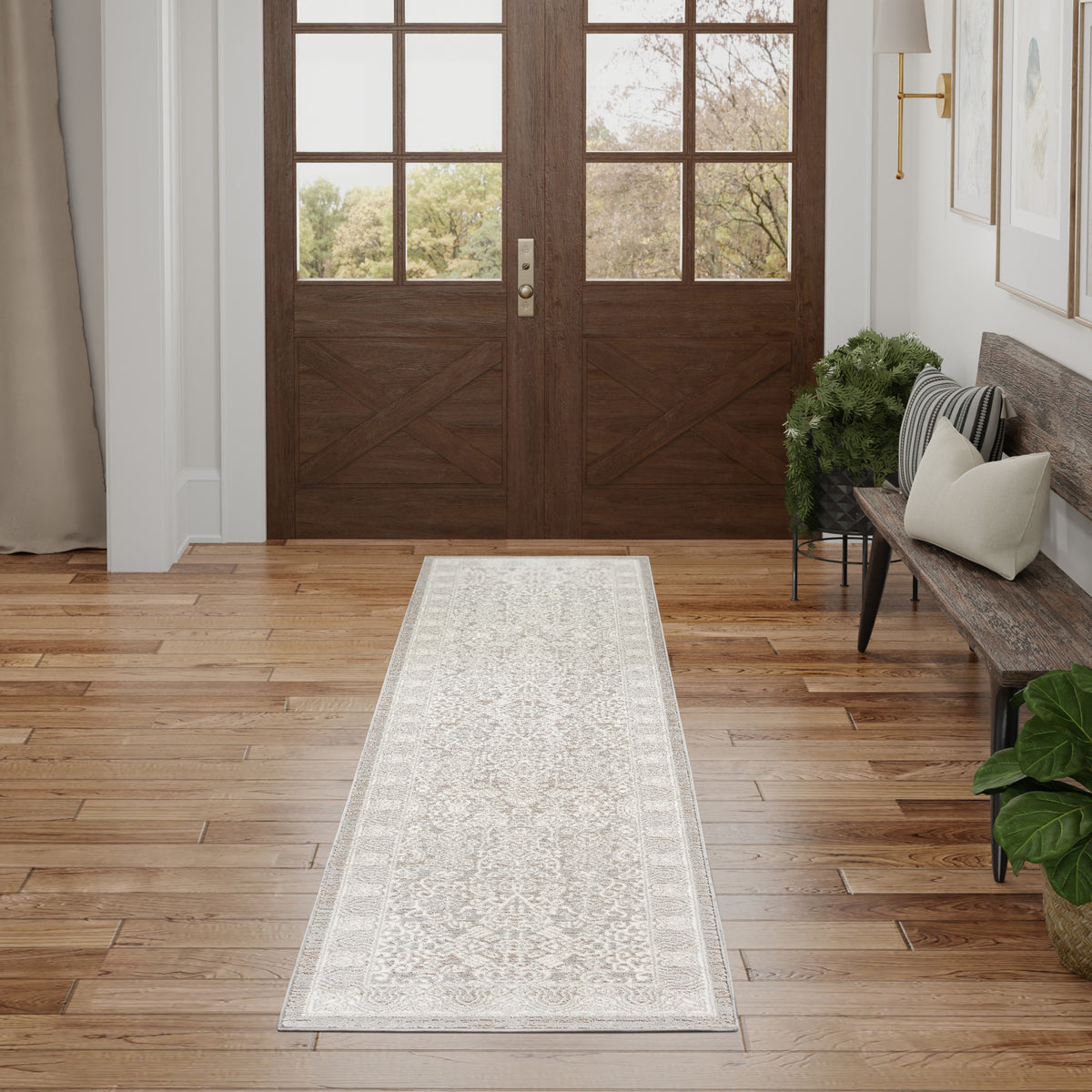 Eco Cycle ECY01 Silver Ivory Rug