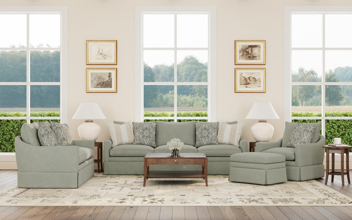 Eleanora Fabric Skirted Chair