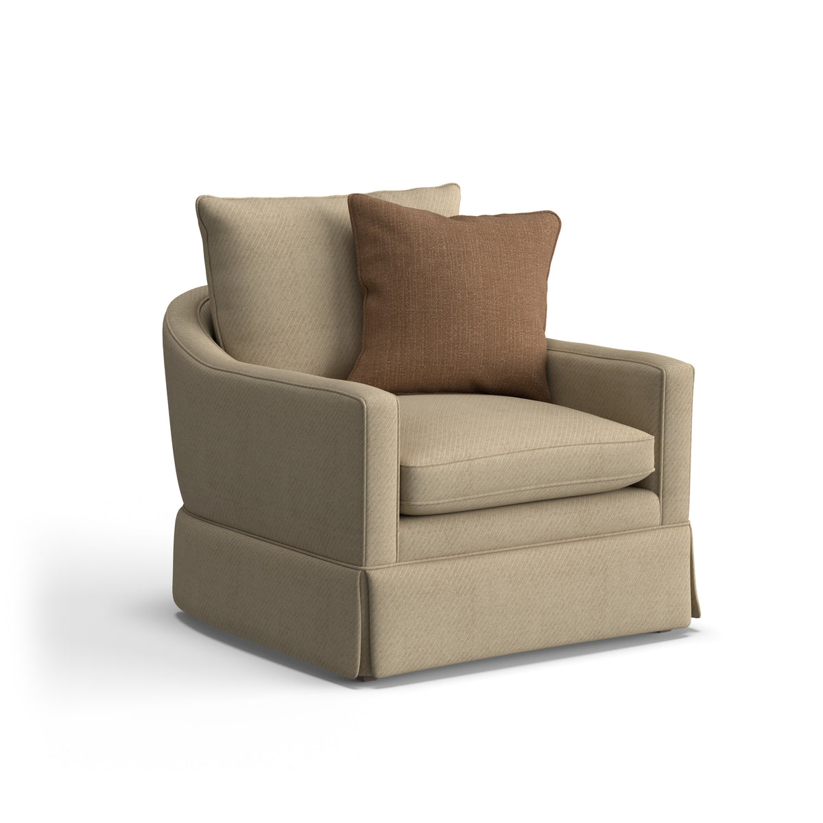 Eleanora Fabric Skirted Chair