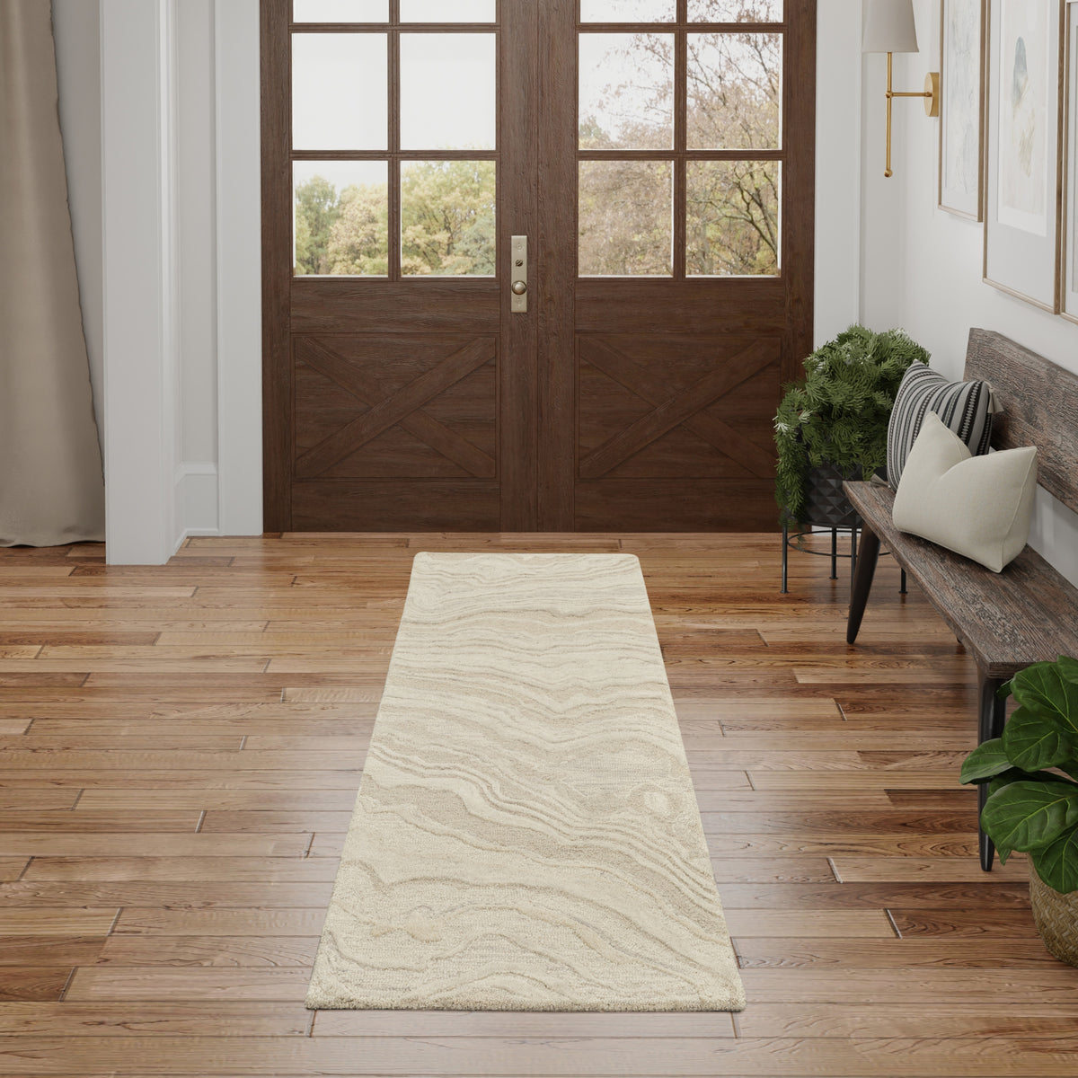 Graceful GRU01 Beige Rug