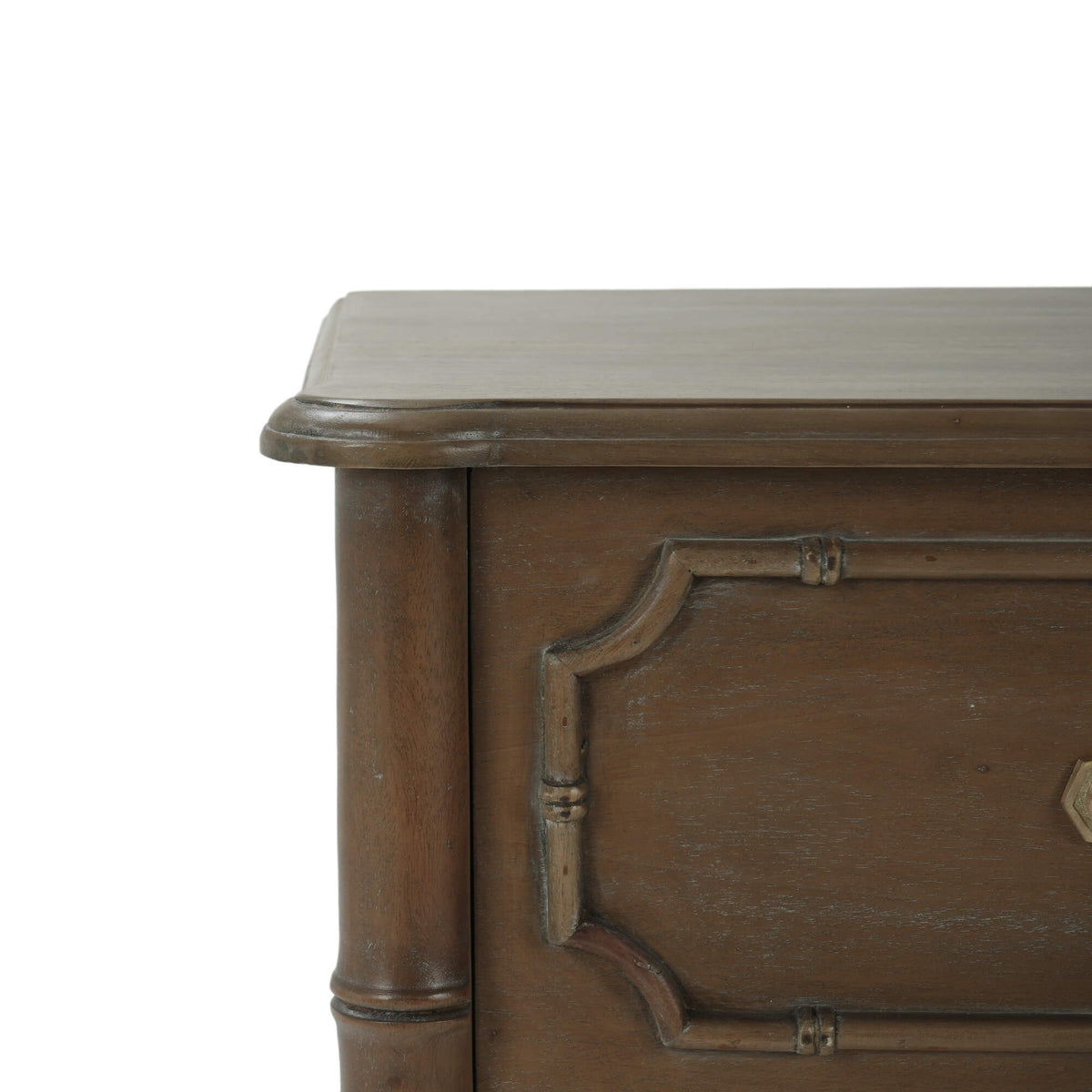 Chelsea End Table in Straw Wash
