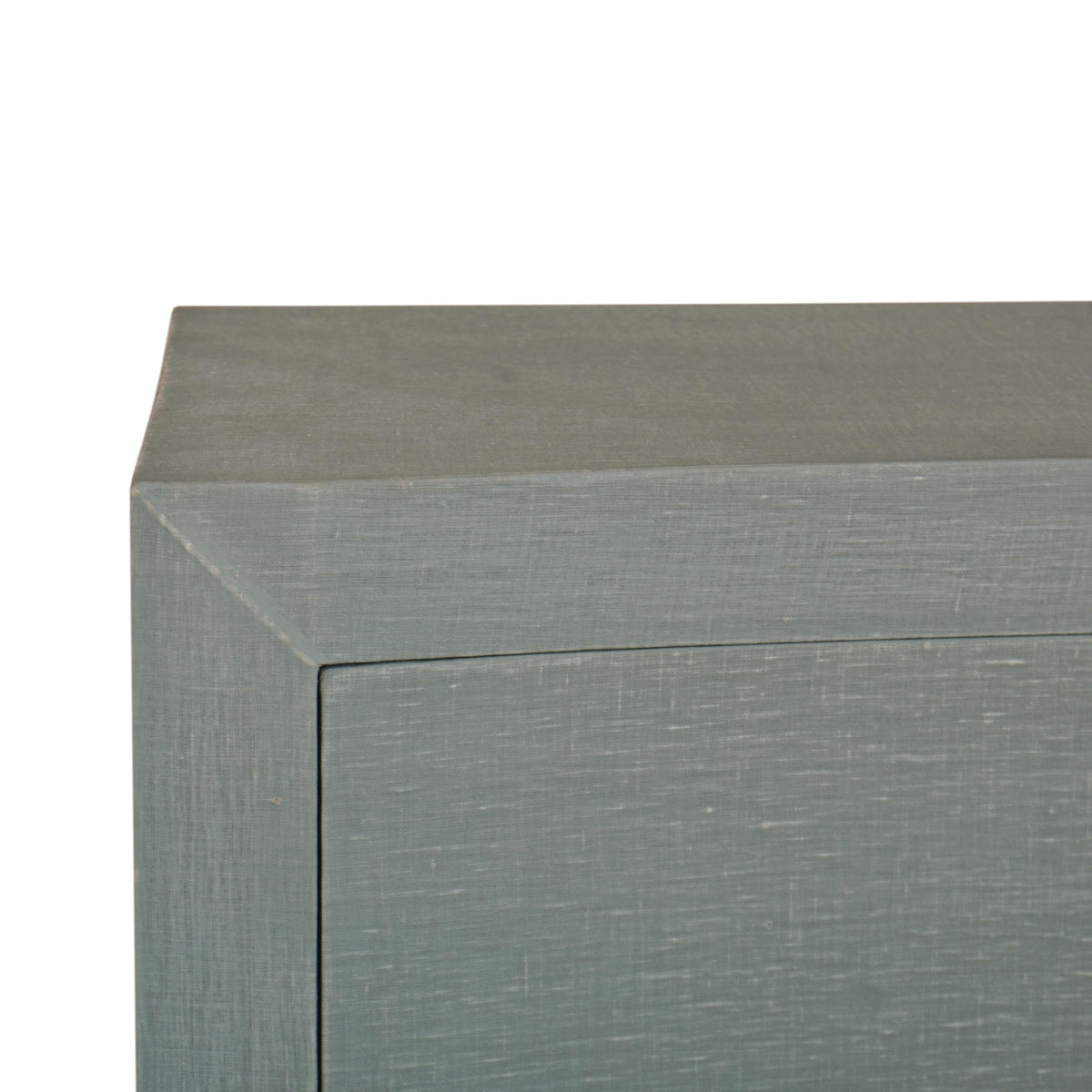 Mornington Linen Wrapped 6 Drawer Dresser in Linen Pale Blue