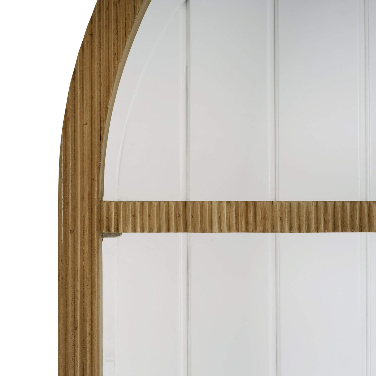 Bilbao Bookcase in Antique French Oak w/ True White Interior