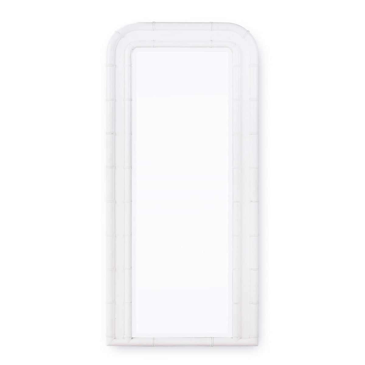 Chelsea Arched Mirror in Architectural White