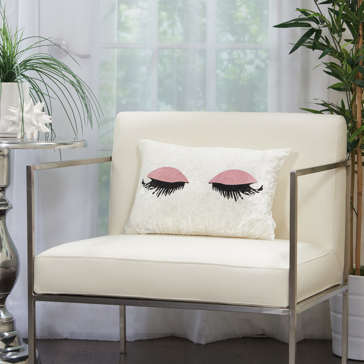 Sofia L4007 Rose Gold 12" x 18" Throw Pillows