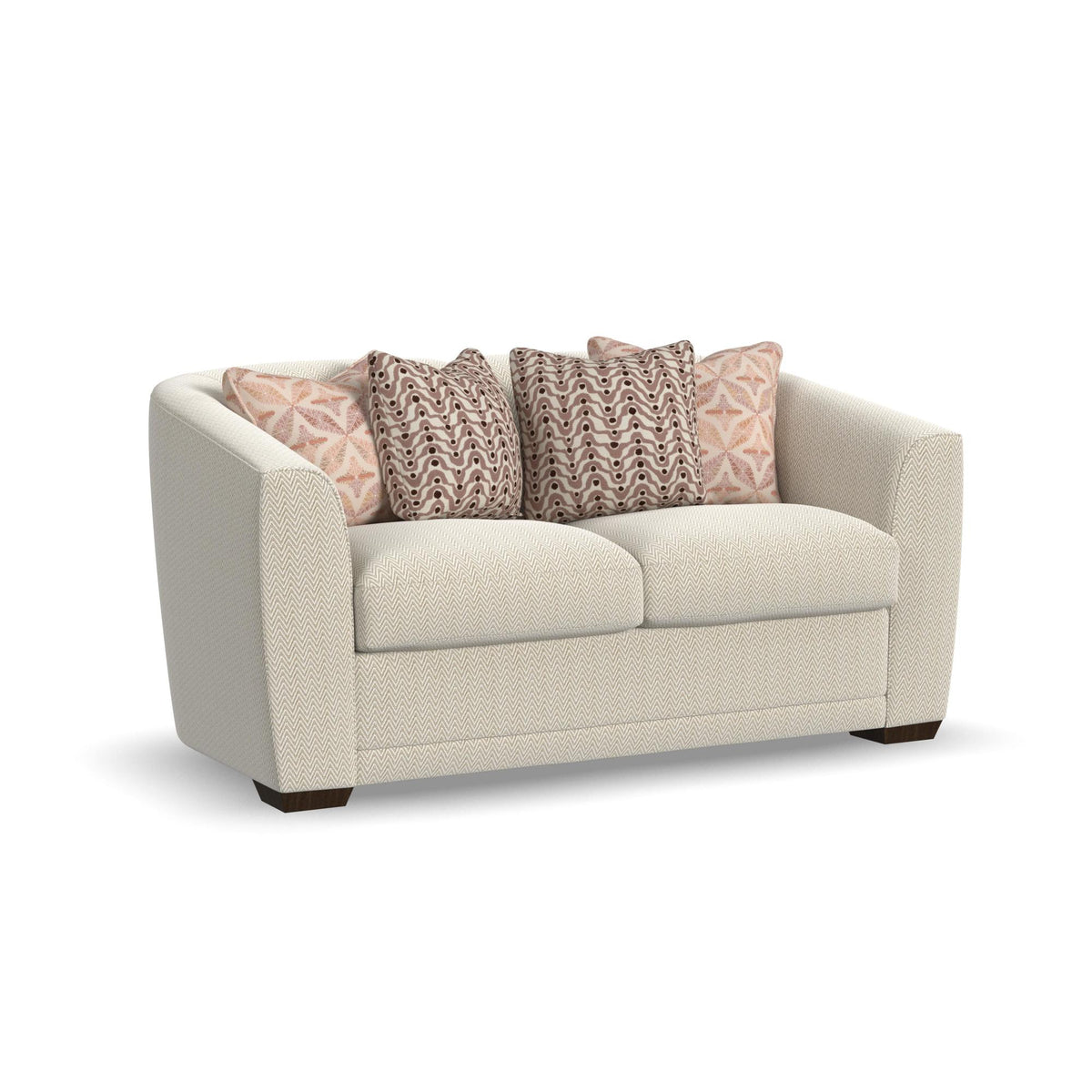 Jewel Fabric Loveseat