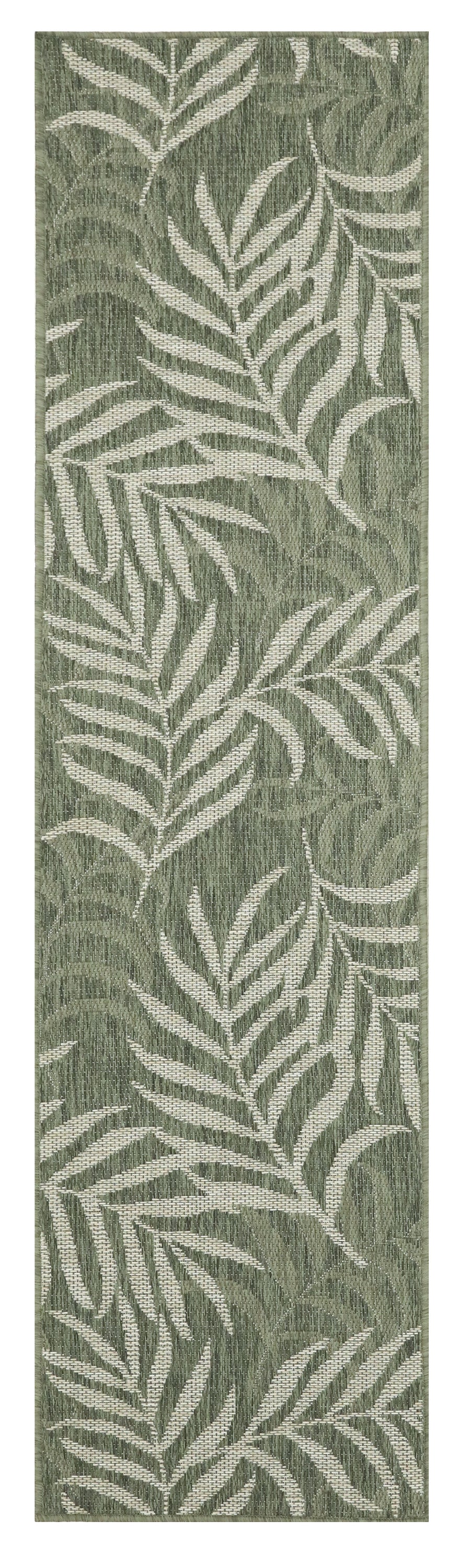 Garden Oasis GOA01 Green Ivory Rug