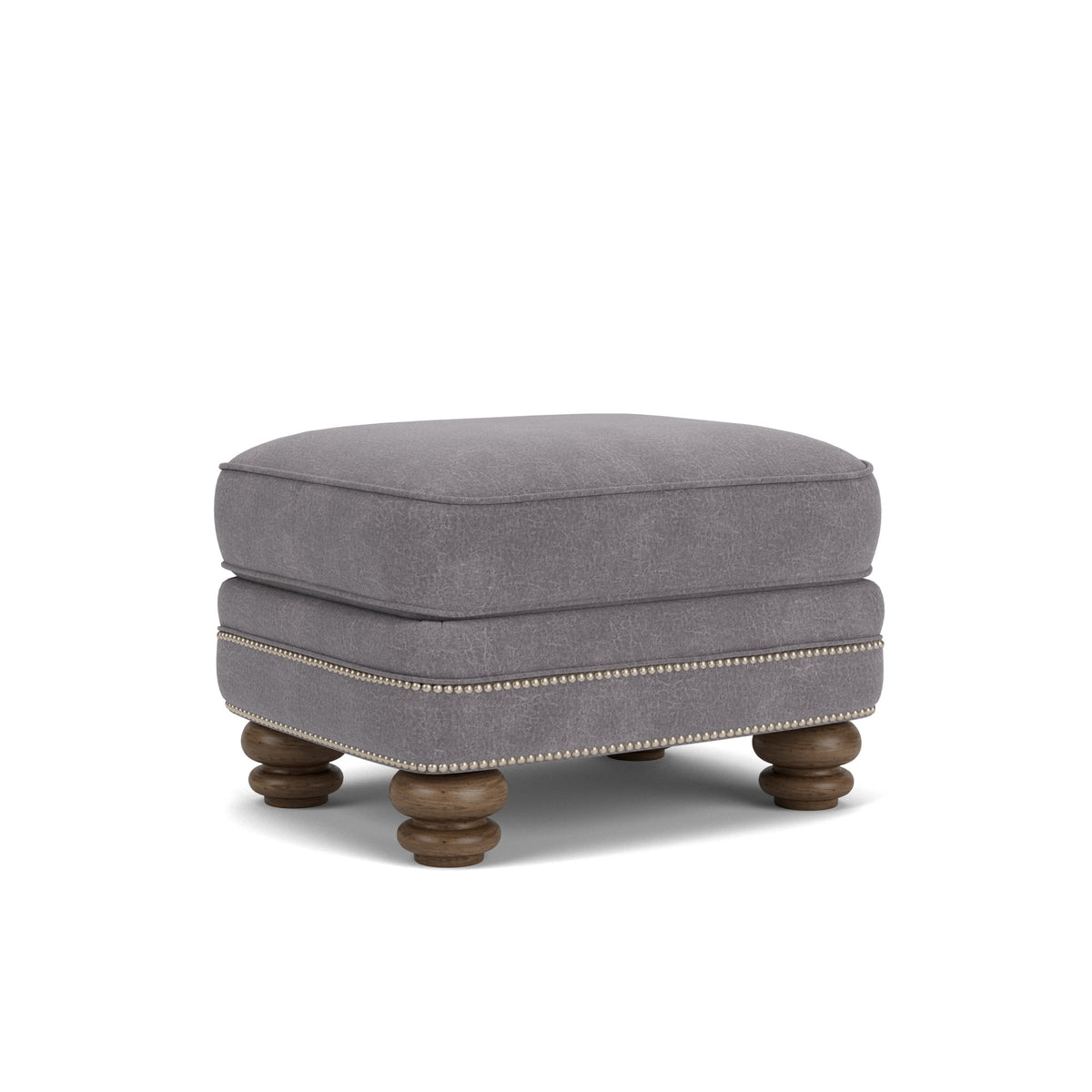 Bay Bridge Fabric Ottoman