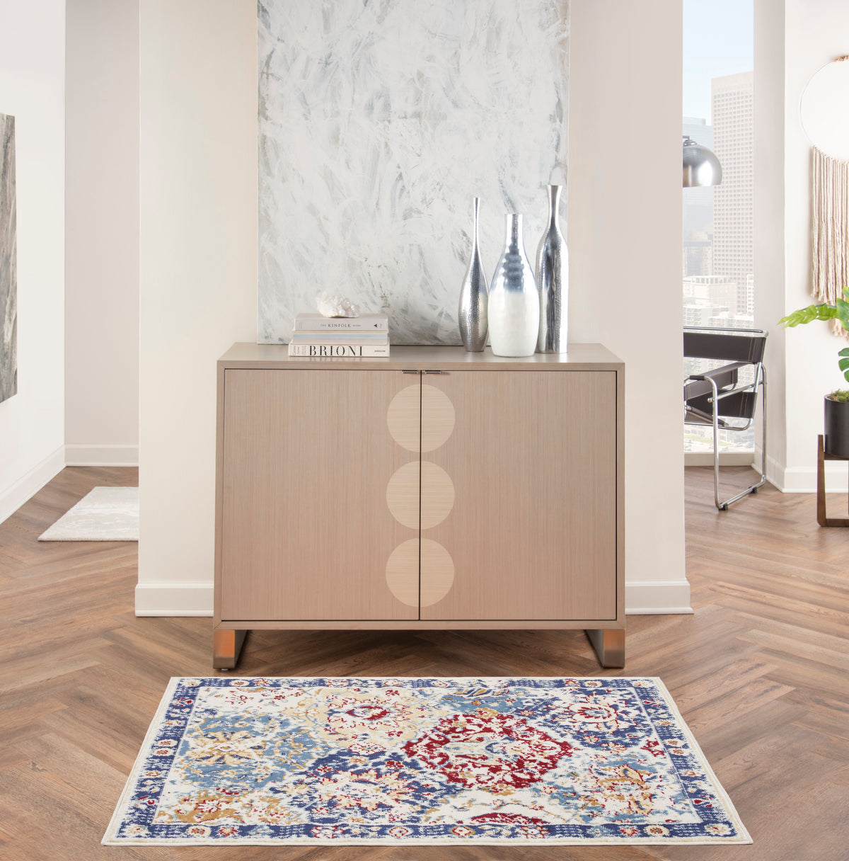 Grafix GRF31 Blue Multicolor Rug