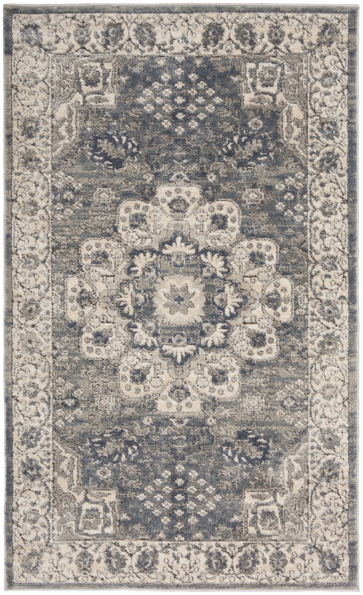 Quarry QUA07 Grey Ivory Rug