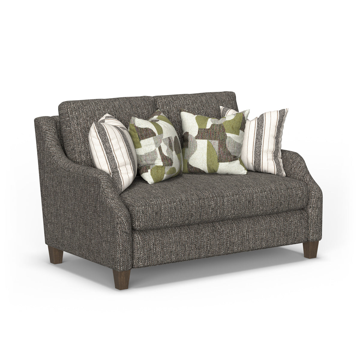 Gianna Fabric Bench Loveseat