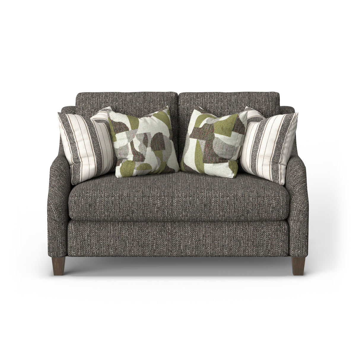 Gianna Fabric Bench Loveseat