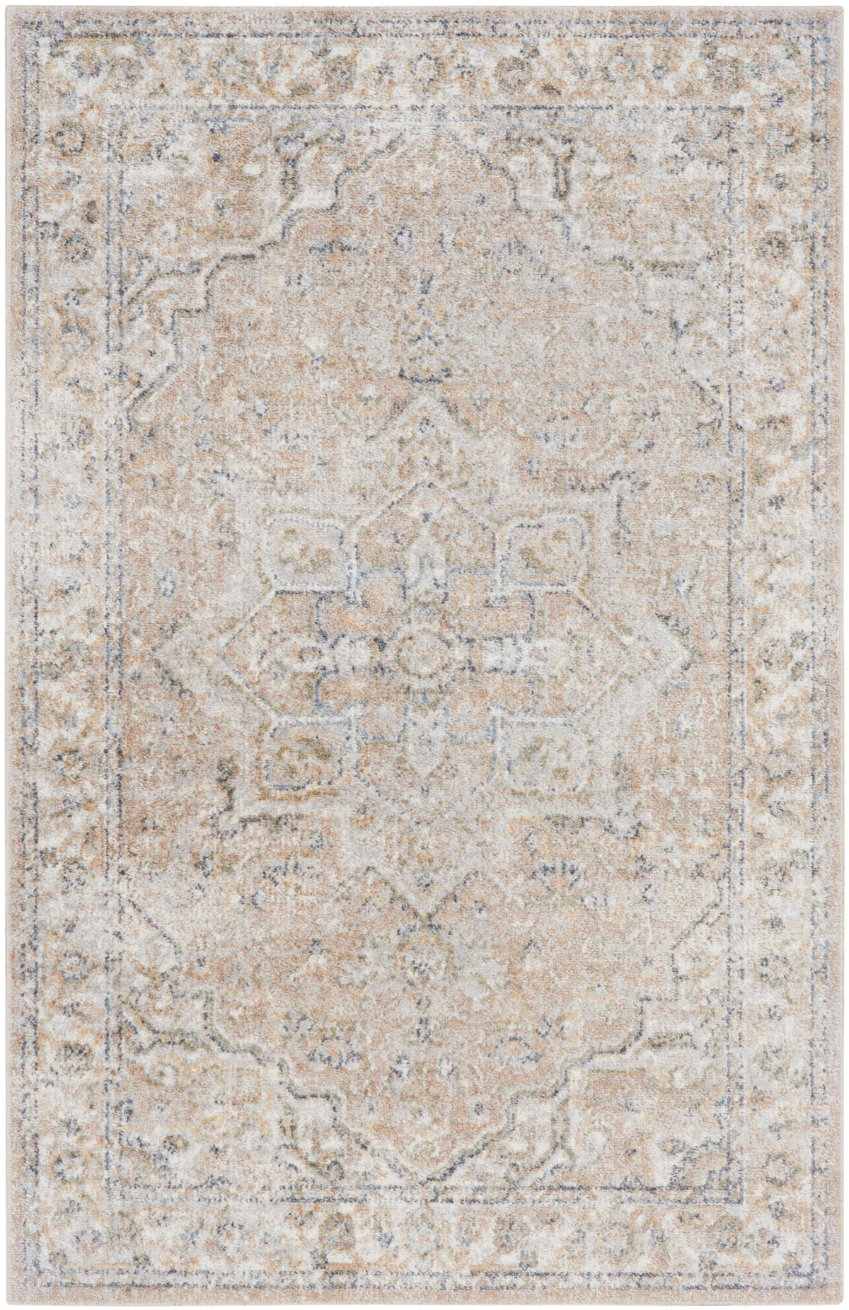 Astra Machine Washable ASW12 Beige Rug