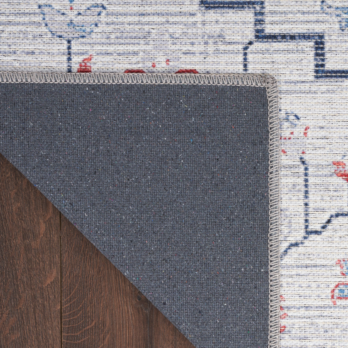 New Concept Washables SR110 Ivory Blue Rug