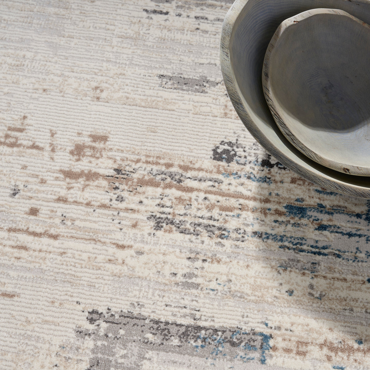 CK022 Infinity IFN06 Ivory Grey Blue Rug