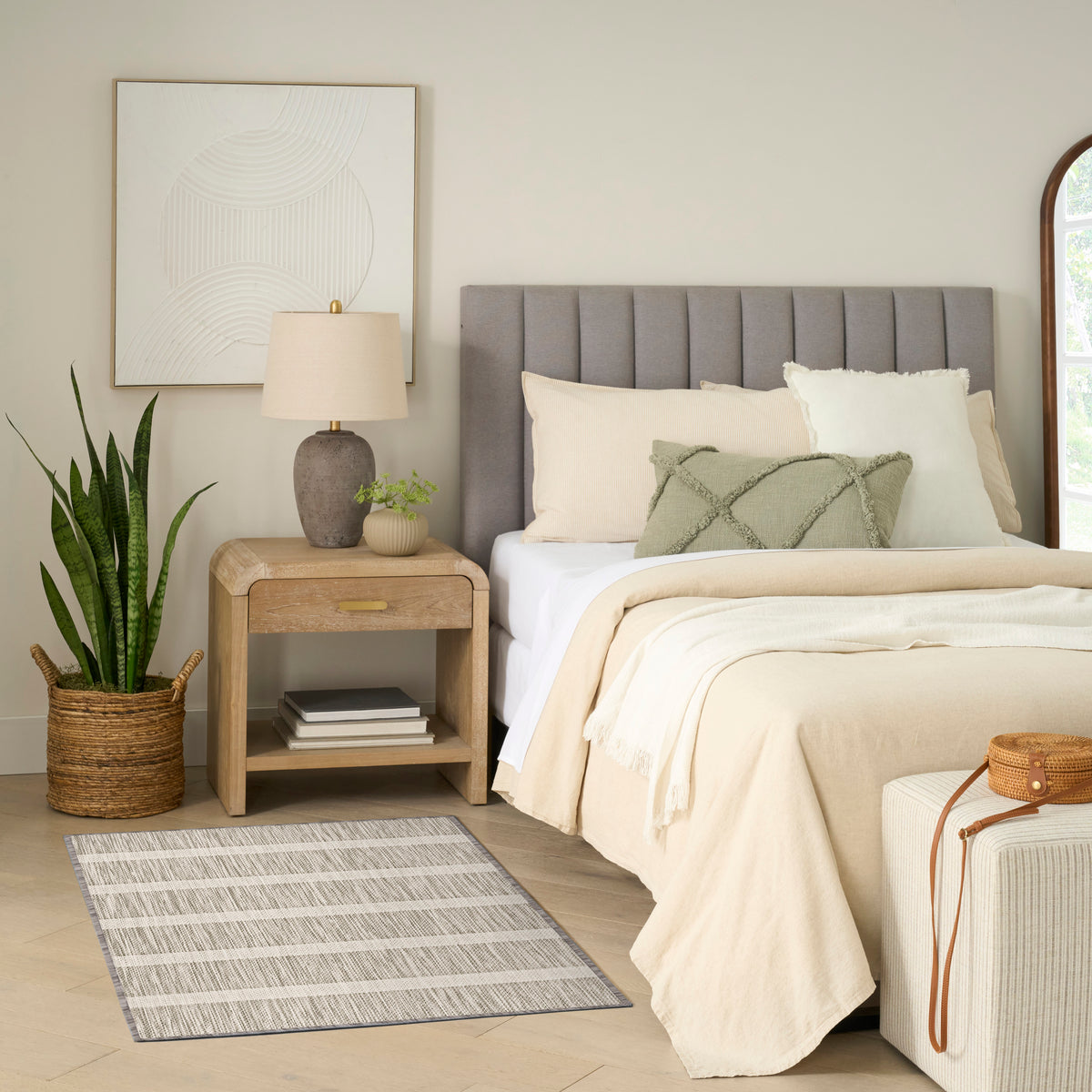 Positano POS03 Grey Ivory Rug