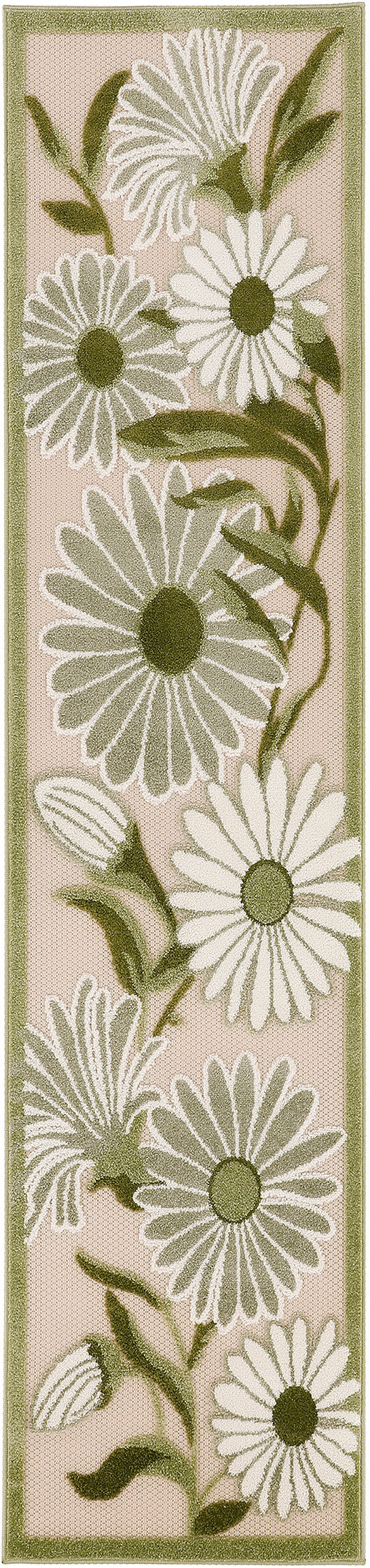 Aloha ALH33 Ivory Green Rug