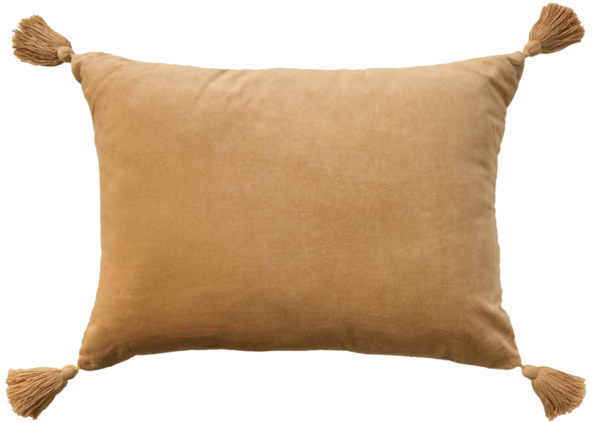 Vintage Pillow V8084 Beige 19" x 23" Throw Pillows