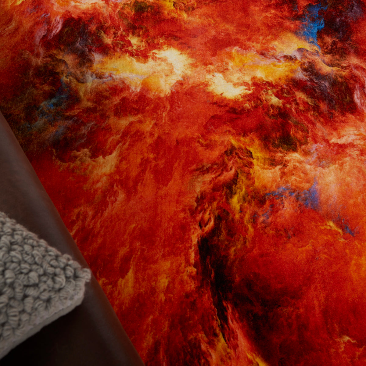 Le Reve LER05 Red Flame Rug