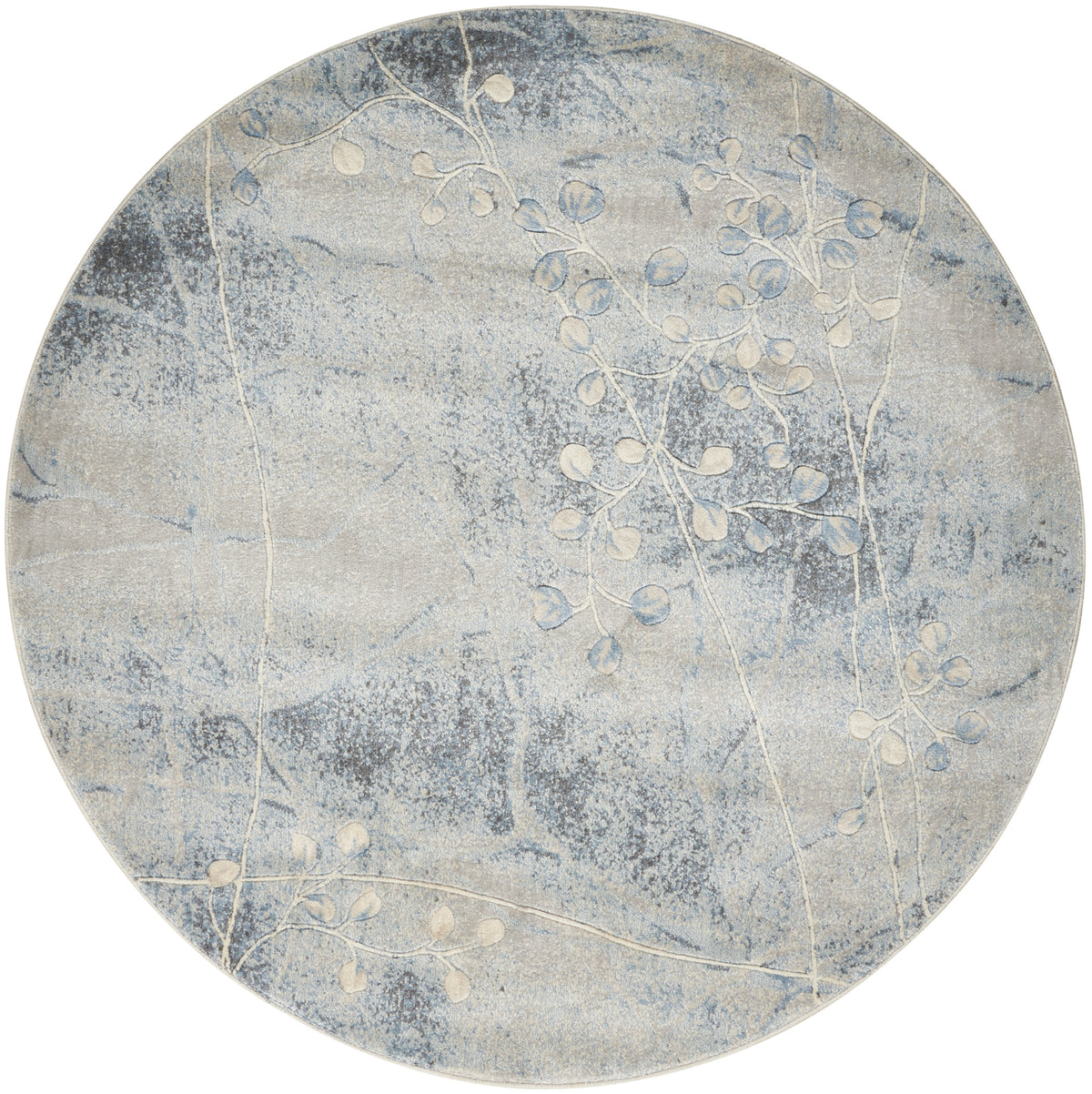 Somerset ST74 Silver Blue Rug