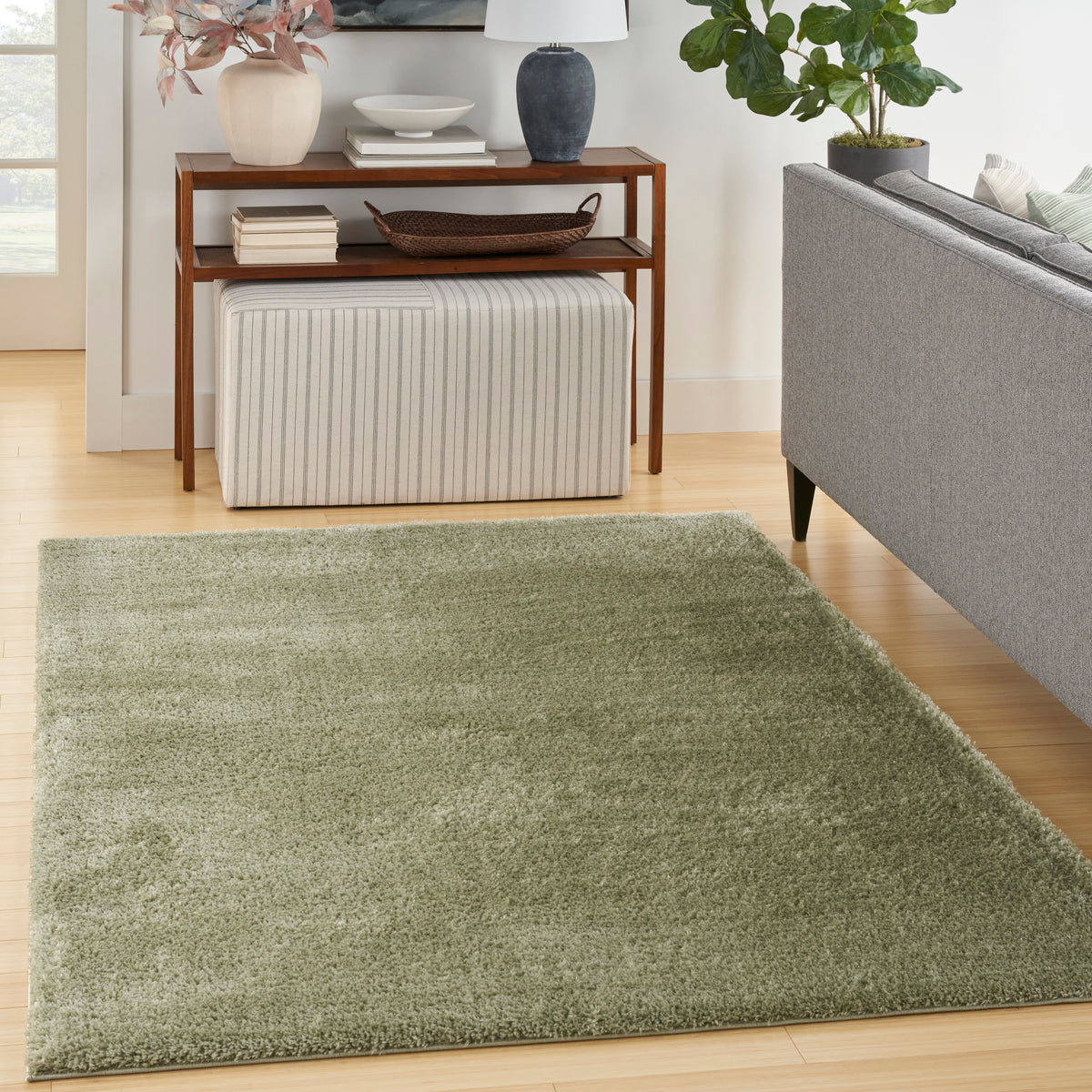 Pacific Shag PCS01 Green Rug