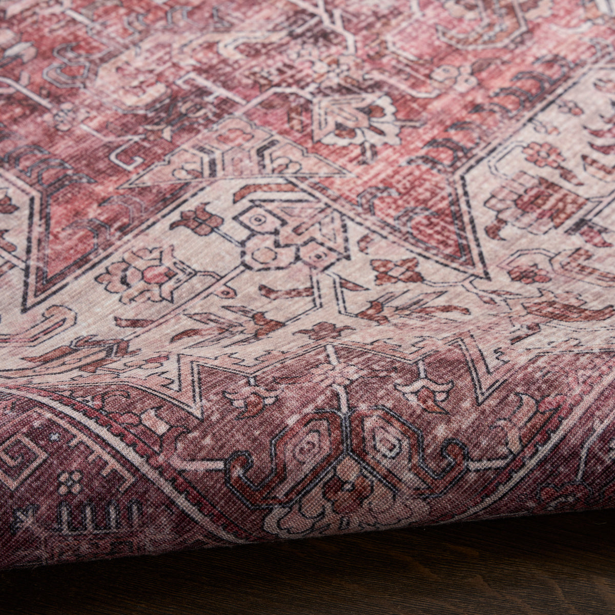 Nourison Washables NWB15 Red Rug