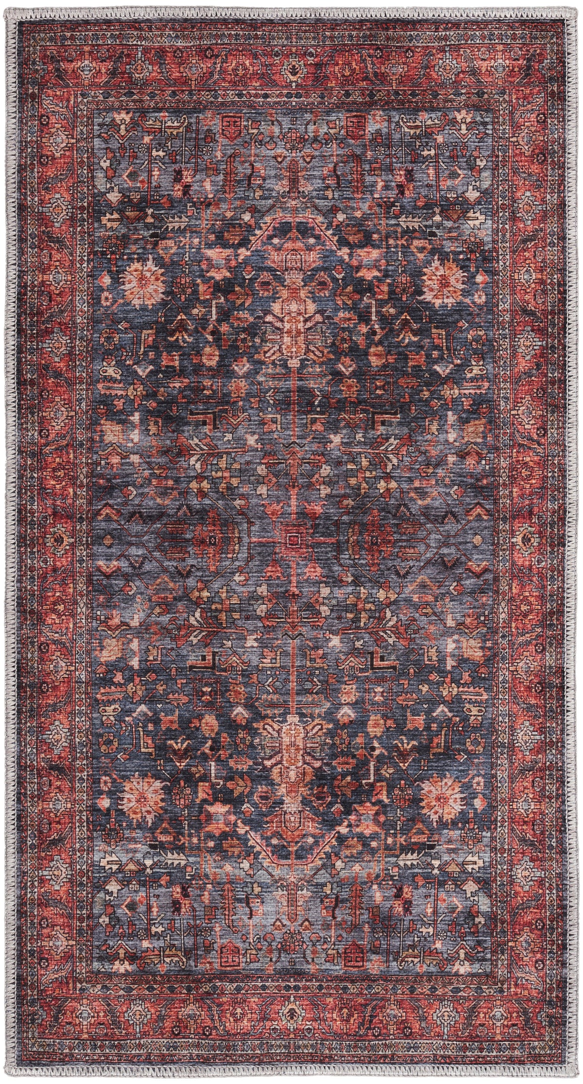 Grand Washables GRW02 Navy Brick Rug