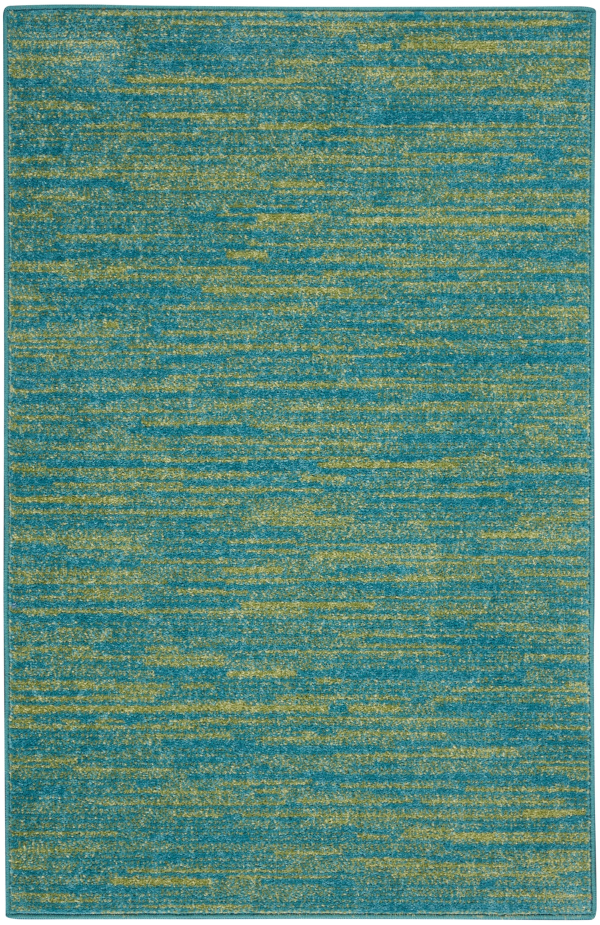 Nourison Essentials NRE01 Blue Green Rug