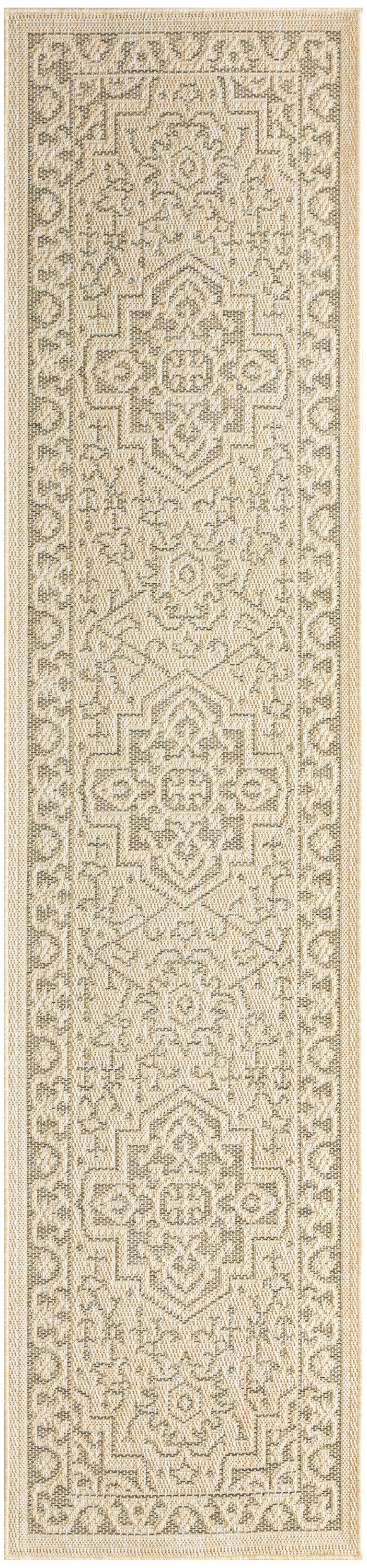 Tulum TLM05 Taupe Olive Rug
