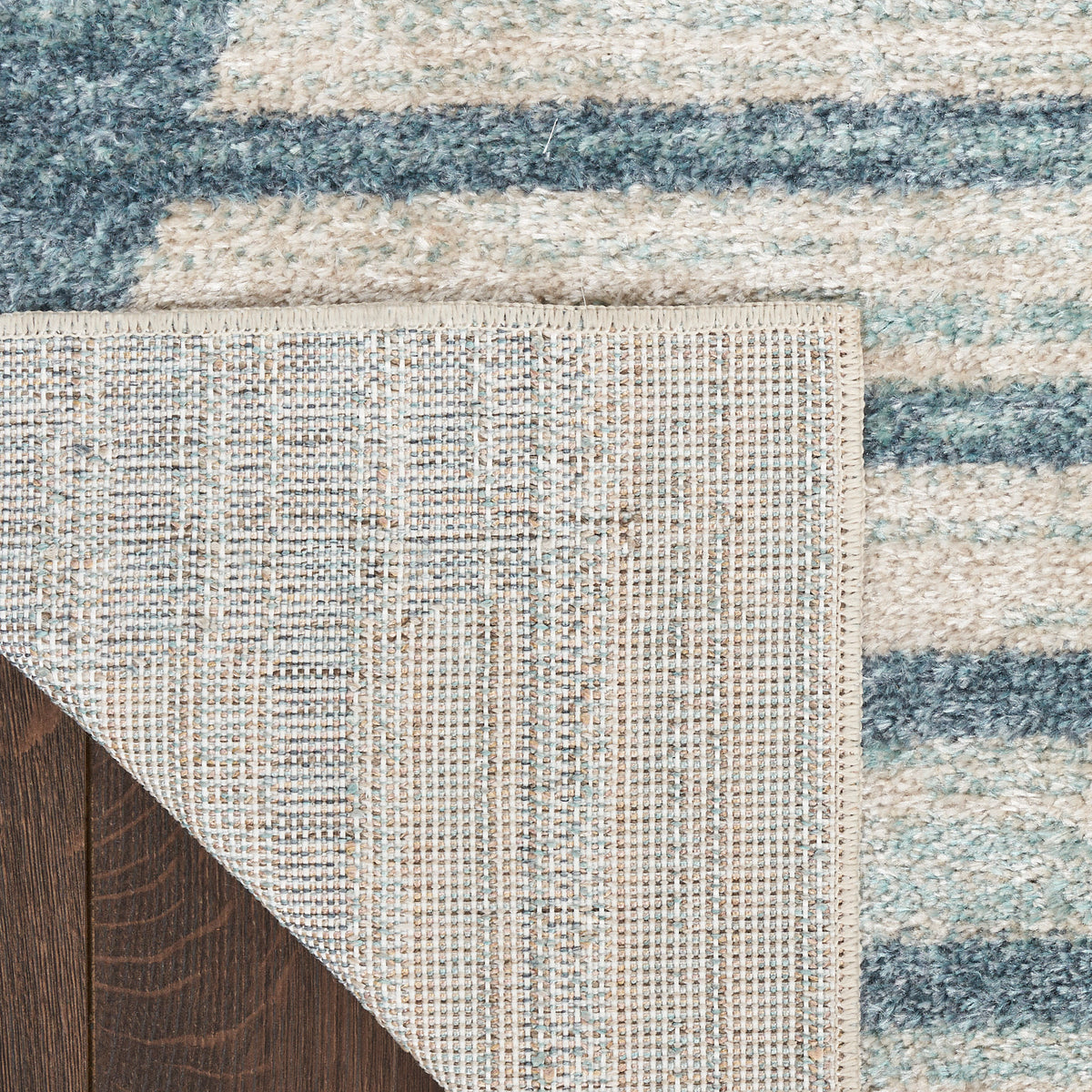 Astra Machine Washable ASW03 Blue Rug