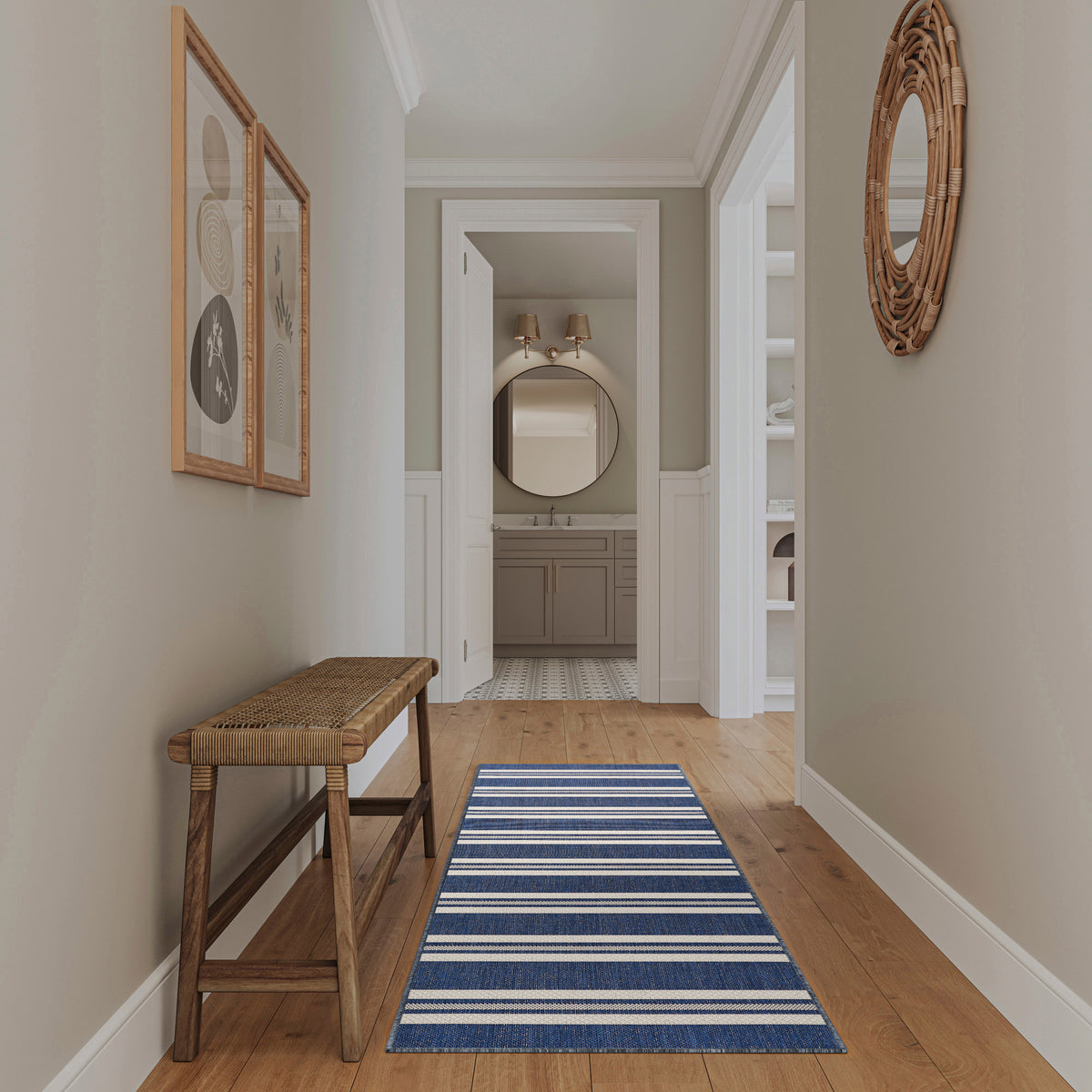 Horizon Indoor/Outdoor HOZ05 Navy Rug