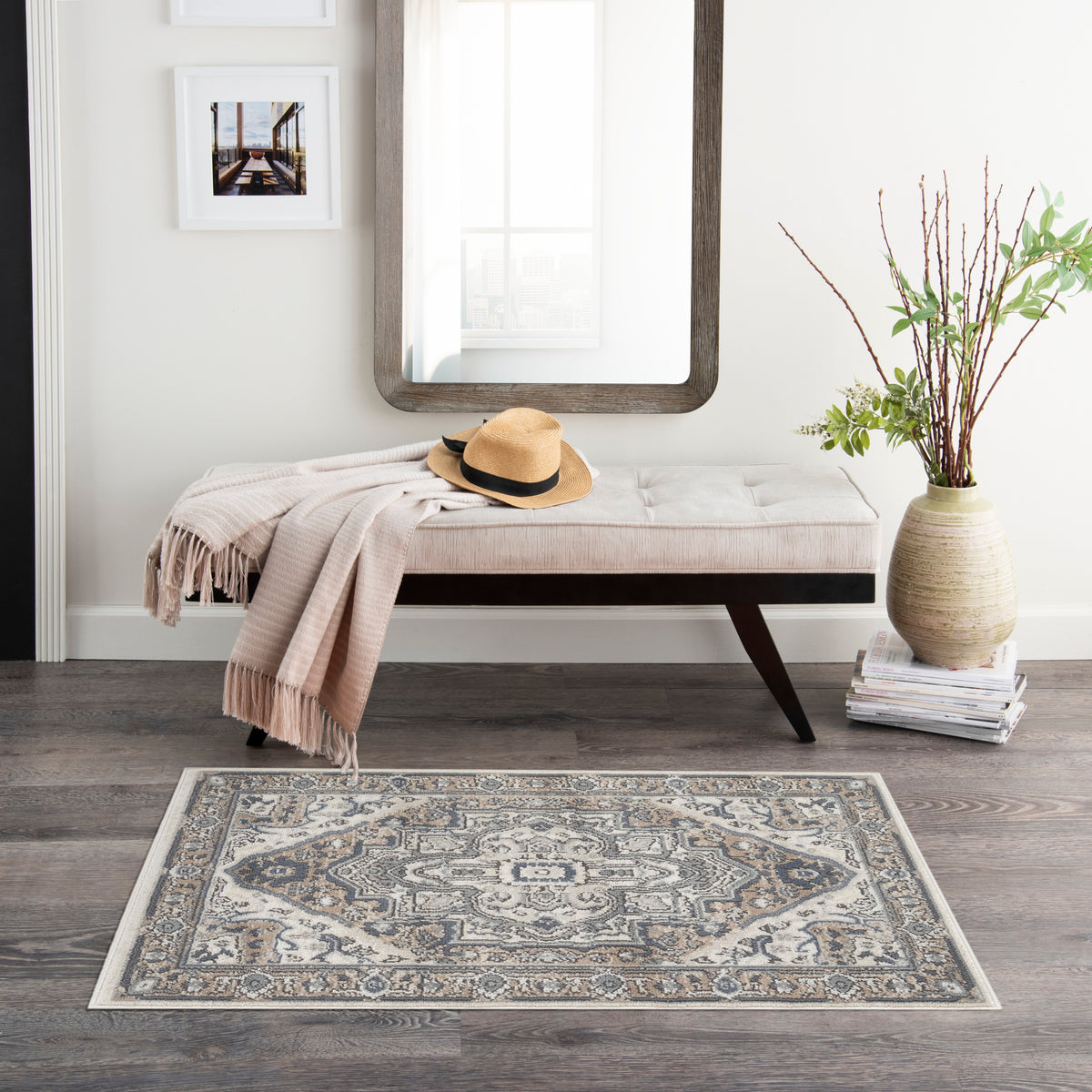 Quarry QUA18 Ivory Taupe Rug