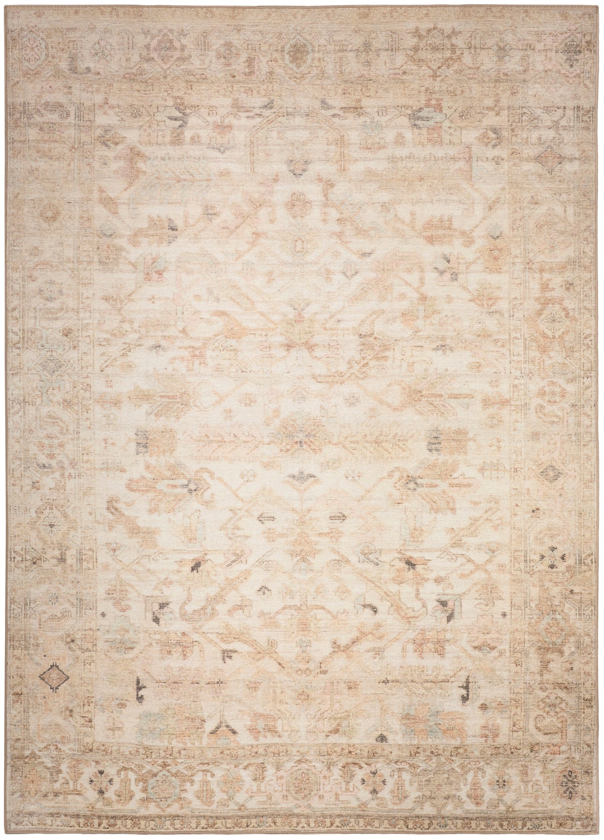 Vintage Washables VWS17 Beige Rug
