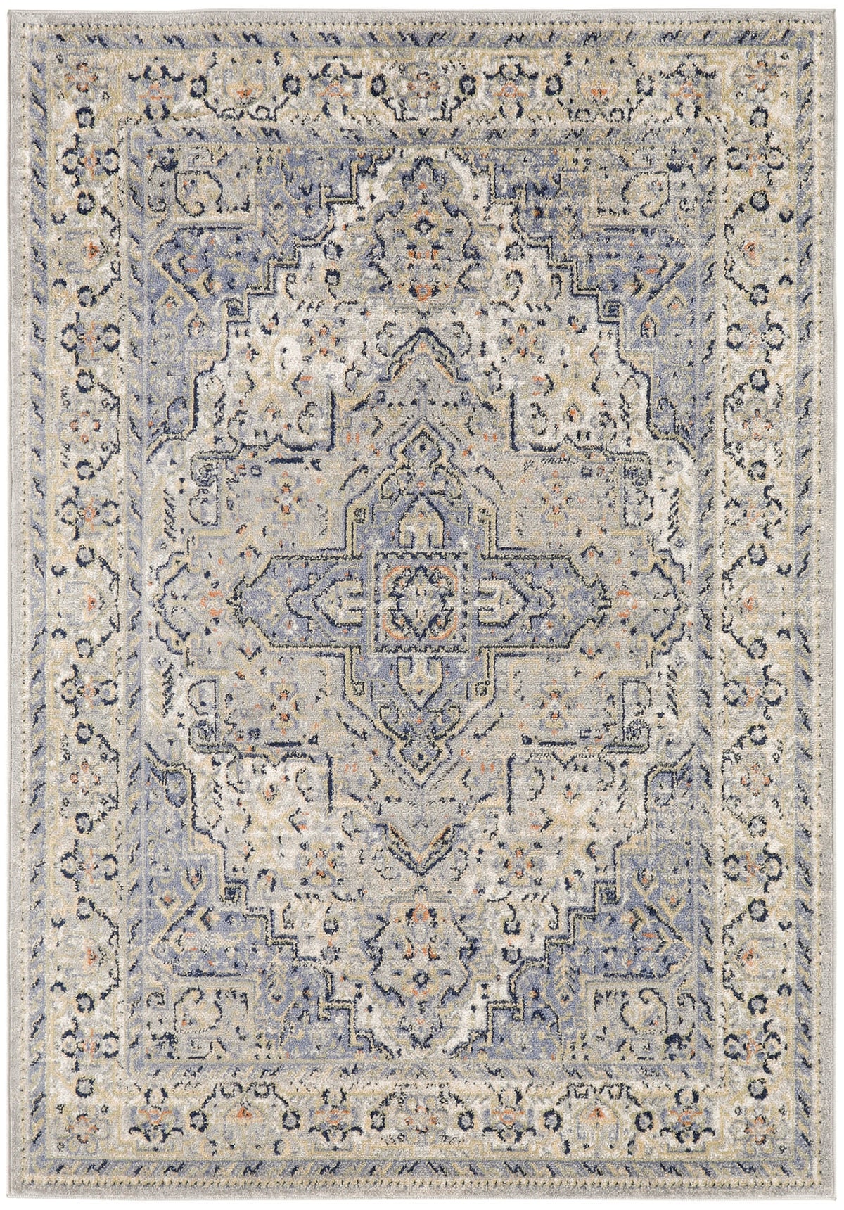 Nourison Essentials Persian NRE07 Blue Rug