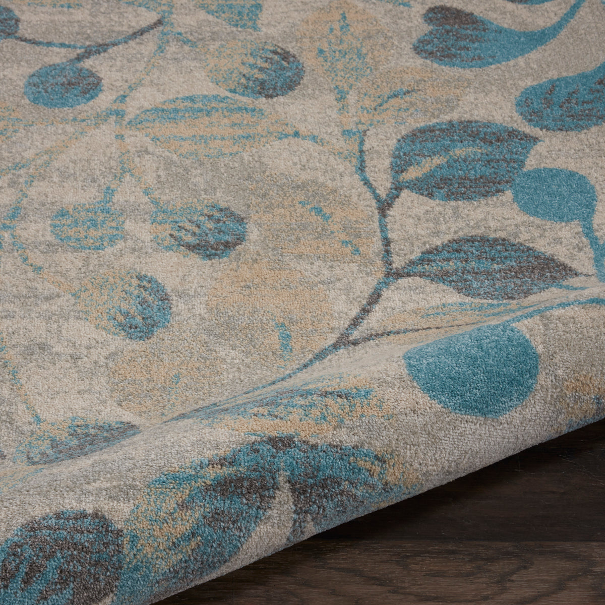 Tranquil TRA03 Ivory/Turquoise Rug