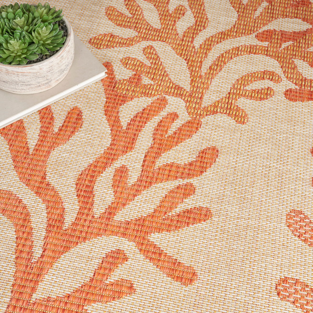 Garden Oasis GOA05 Coral Rug