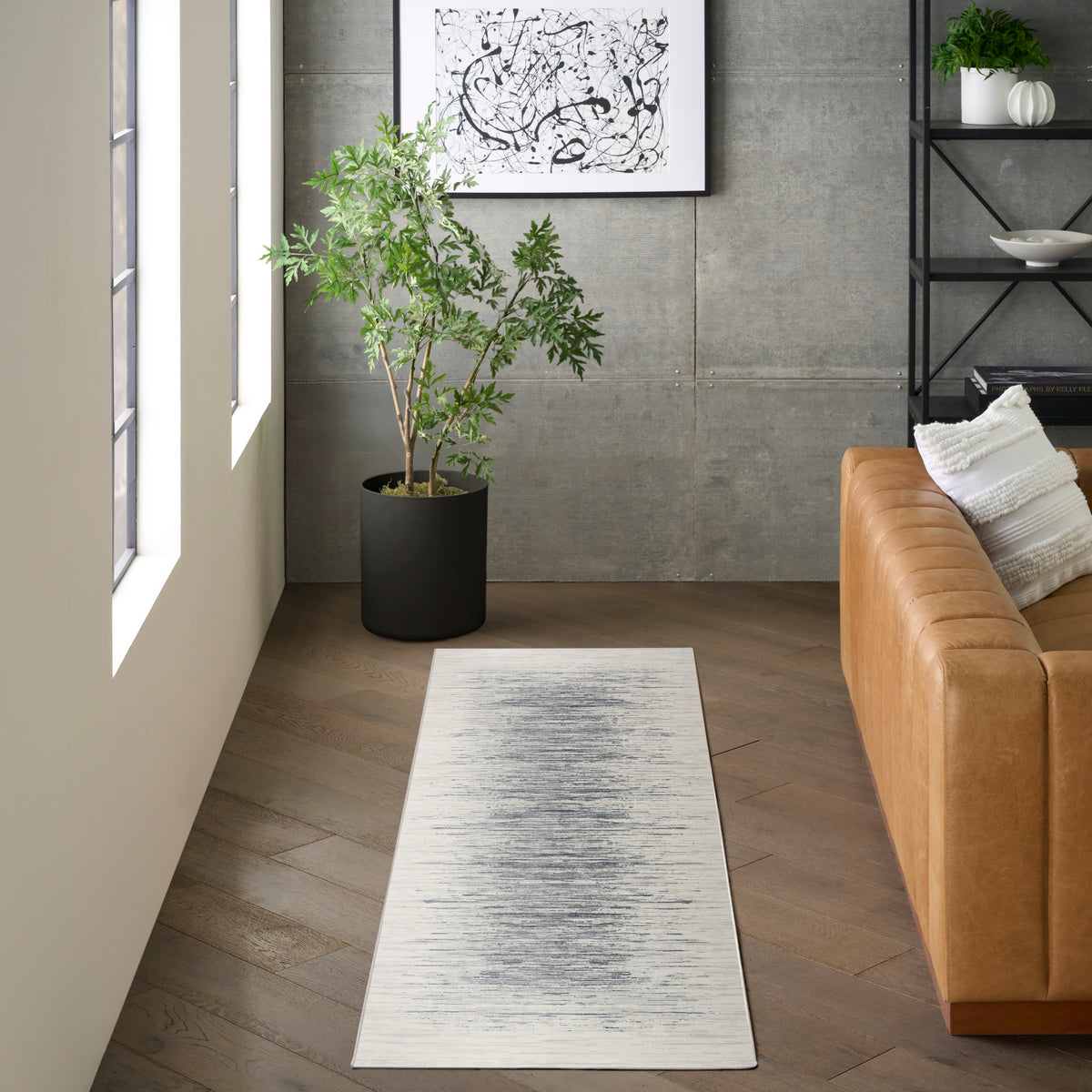 Grand Street GRN04 Ivory Blue Rug