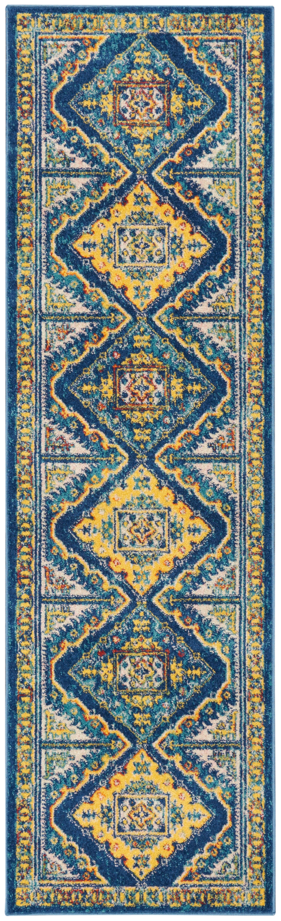 Allur ALR02 Navy Multicolor Rug
