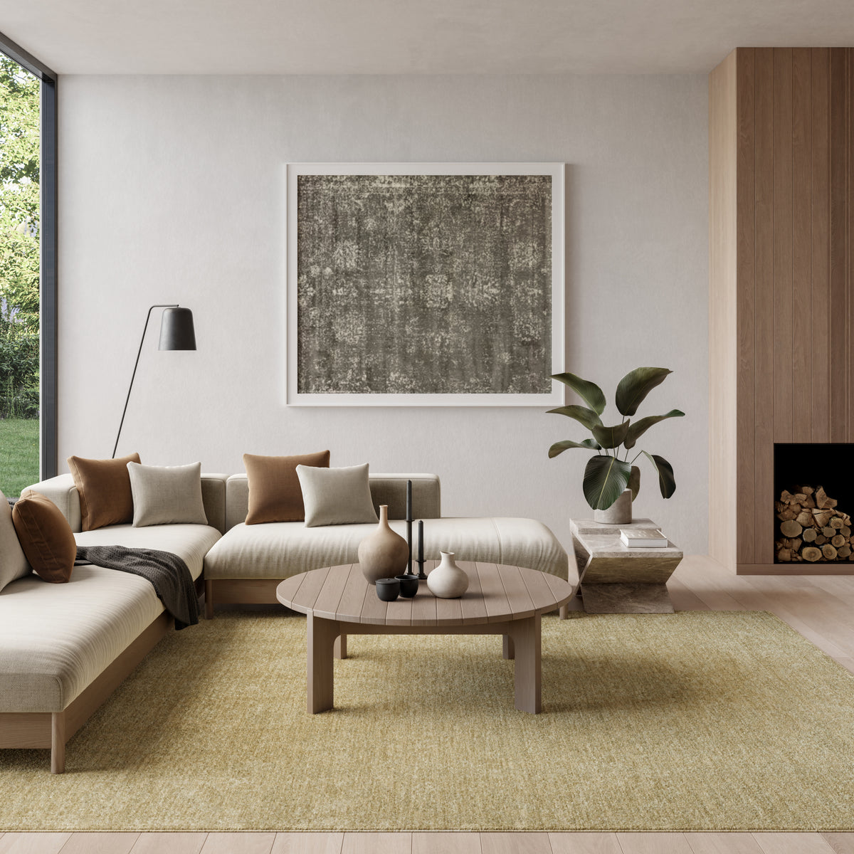 Moonlit MLI03 Green Rug