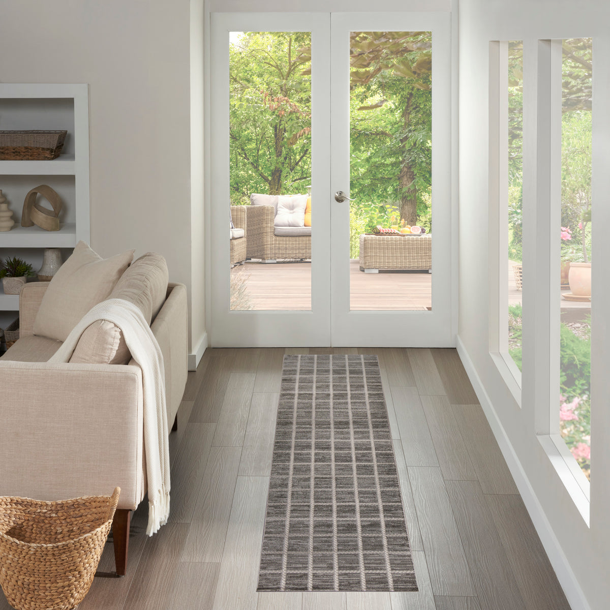 Serenity Home SRH05 Grey Ivory Rug