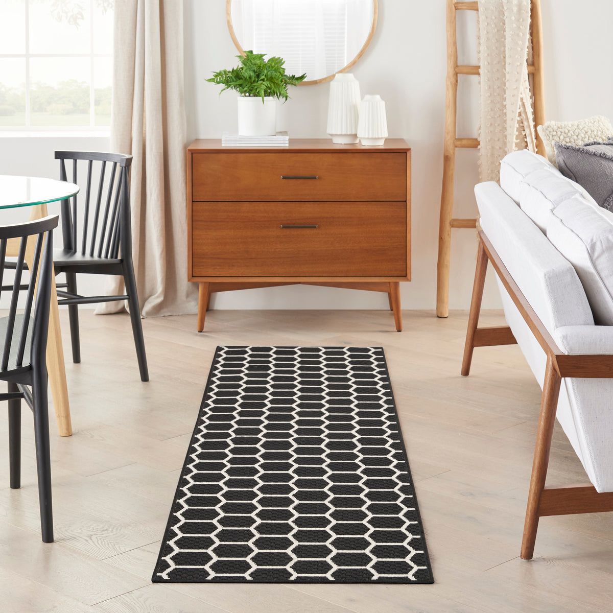 Twist Reversible TWS01 Black Rug