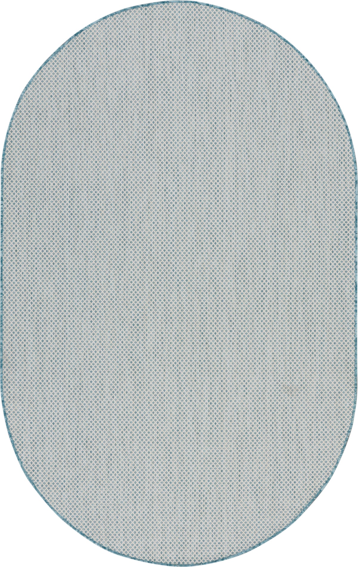 Courtyard COU01 Ivory Aqua Rug