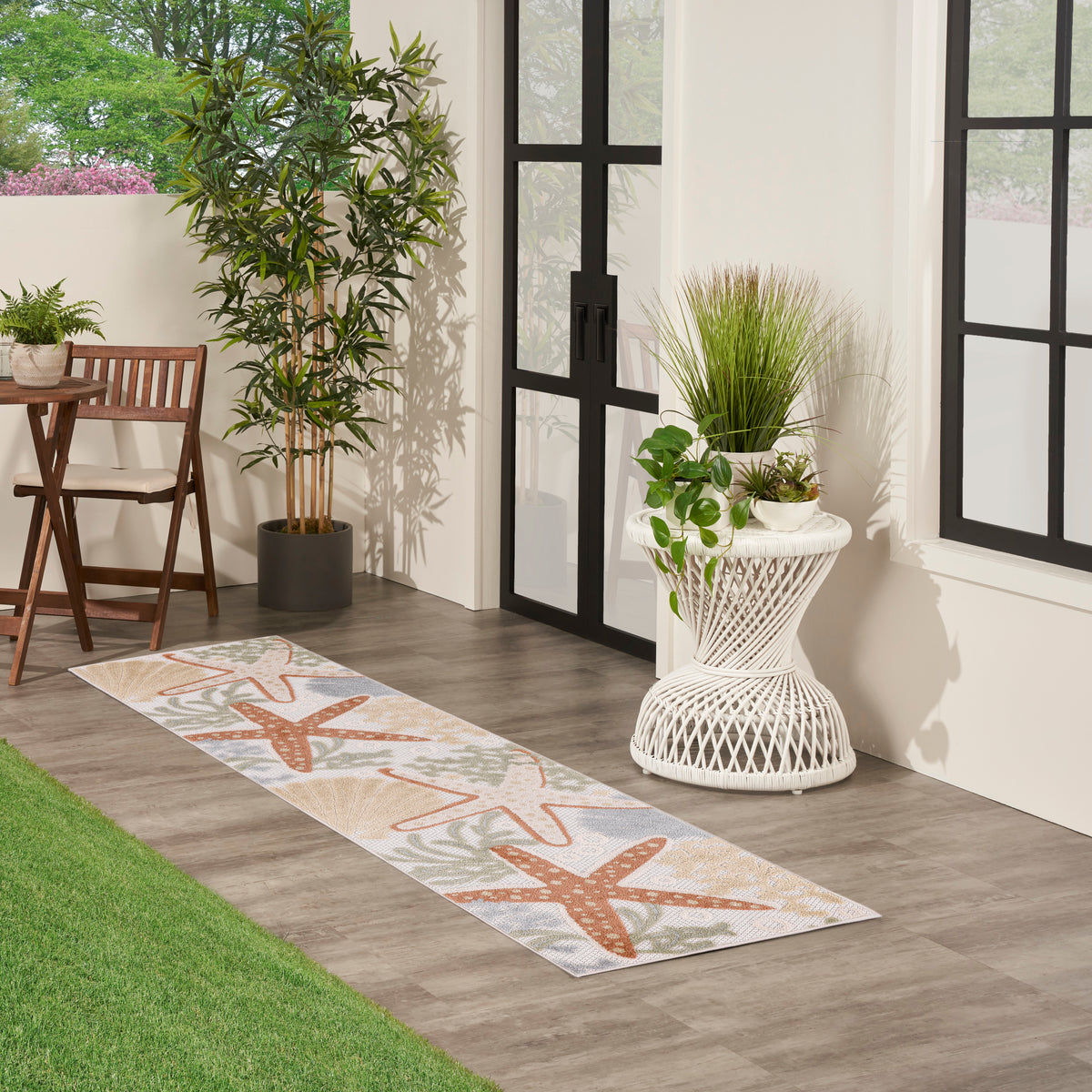 Aloha ALH24 Ivory Multicolor Rug