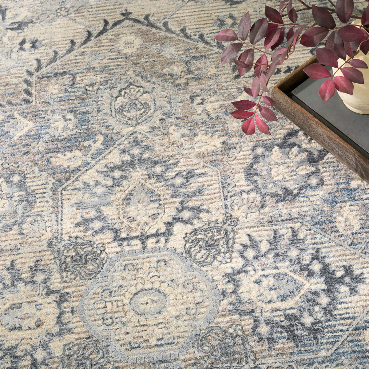 Sultana SLL06 Ivory Blue Rug