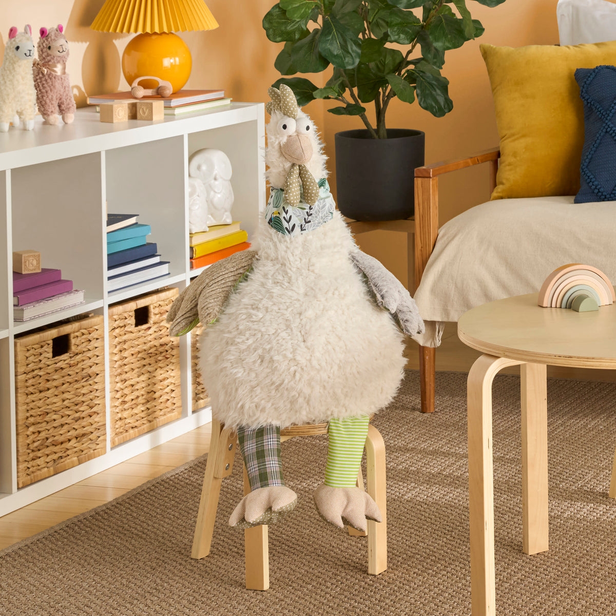 Plush Lines N5790 Ivory 22" x 26" Stuffed Animals