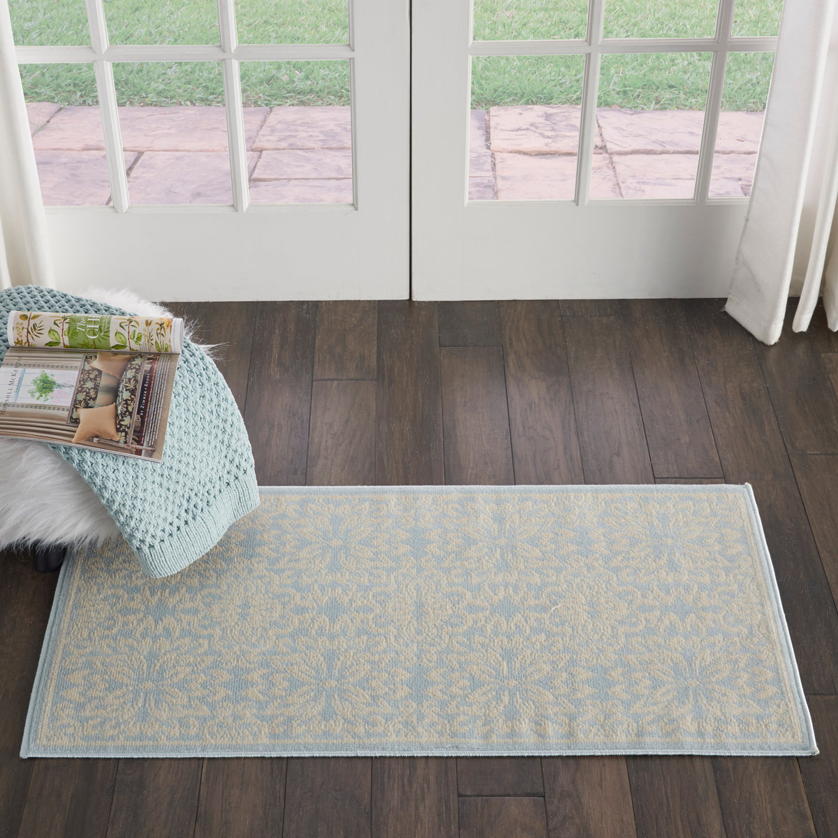 Jubilant JUB06 Ivory Light Blue Rug